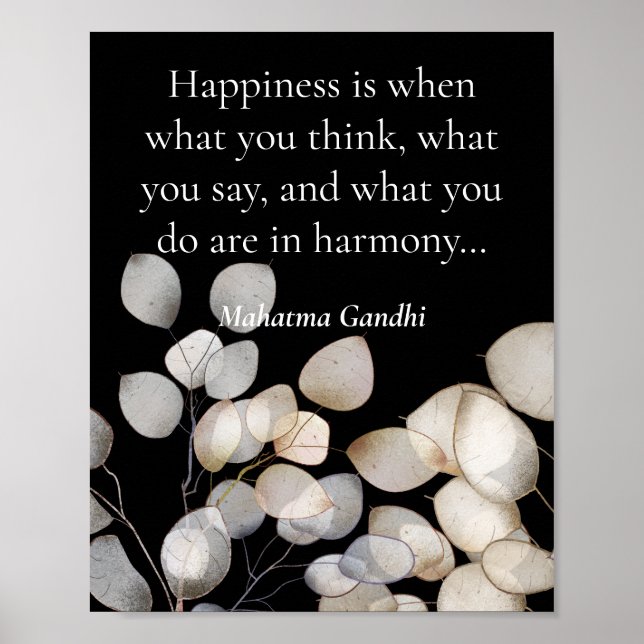 Motivationssatz für Klassenzimmer oder Büroposter Poster (Vorne)