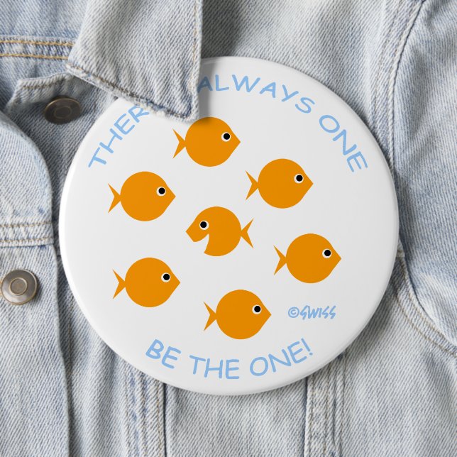 Motivationstaste 6 Zoll Durchmesser des Lehrers Button (Beispiel)