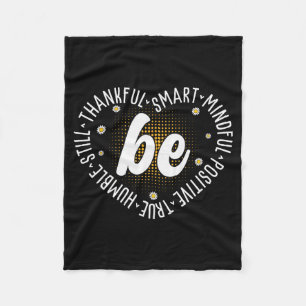 Motivationszitat Design Inspiration Positiv Sagen Fleecedecke