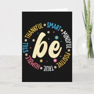 Motivationszitat Design Inspiration Positiv sagen Karte