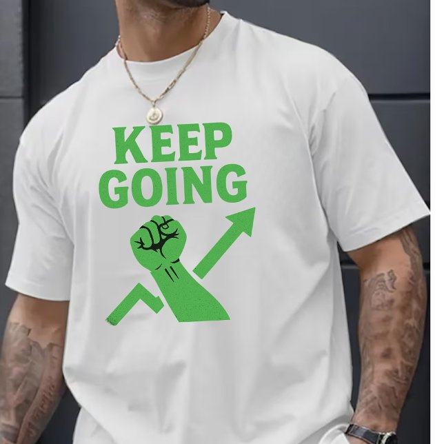 Motivationszitat Männer T-Shirt (Von Creator hochgeladen)