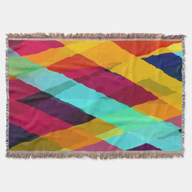 Motive für Wasserfarben Streifen 2 Decke (Vorderseite)