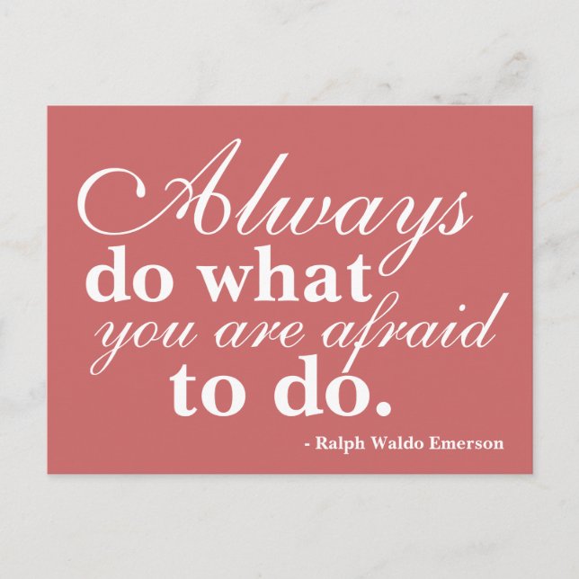 motivieren, inspiriert, ermutigen, Postkarte (Vorderseite)