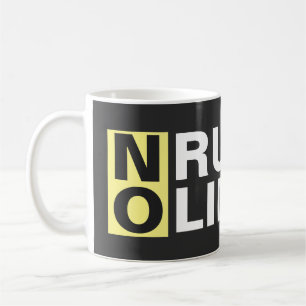 Motivieren keine Regeln Keine Grenzen Kaffeetasse