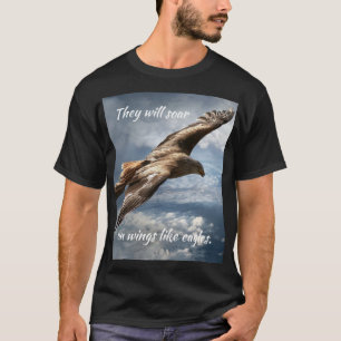 Motivierend Adler-Bio-Zitat T-Shirt