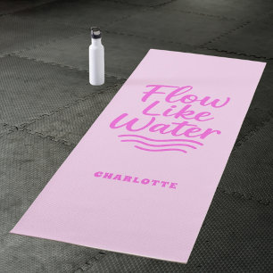 Motivierend Anführungsstrom wie Wasser Yogamatte