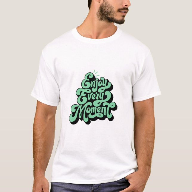 Motivierend Anführungszeichen Design T - Shirt (Vorderseite)