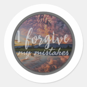 motivierend Anführungszeichen für die Selbstanna Runder Aufkleber