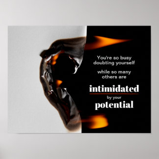 Motivierend Anführungszeichen Poster