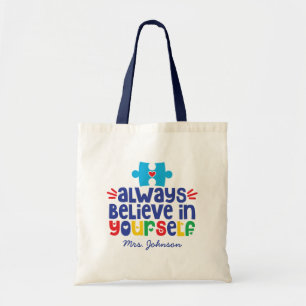 Motivierend Angebot Autismus Lehrer Personalisier Tragetasche