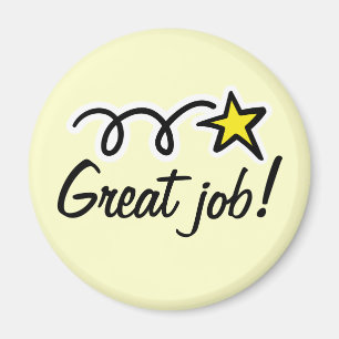 Motivierend Angebot für den Dank an die Mitarbeite Magnet