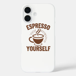 Motivierend Angebot für den Retro-Kaffee iPhone 16 Hülle