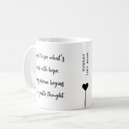 Motivierend Angebot Sonntag Kaffeetasse