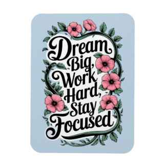Motivierend Angebot und Blumendekorationen flexibe Magnet