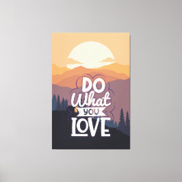 Motivierend Angebotsdesign Erledigen Sie Ihre Lieb Leinwanddruck