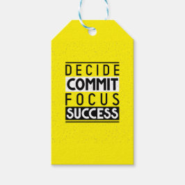 Motivierend Angebotsdesign für Erfolge Geschenkanhänger