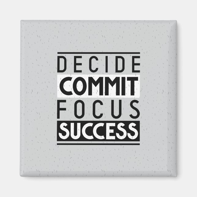 Motivierend Angebotsdesign für Erfolge Magnet (Vorne)