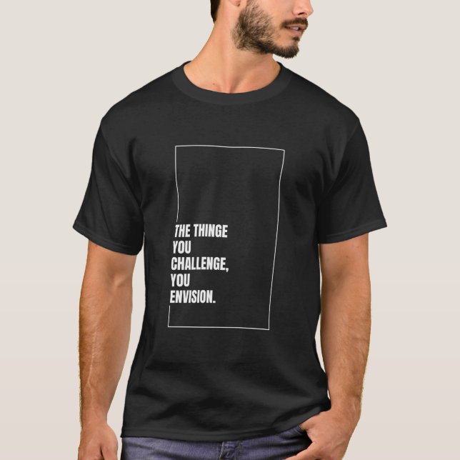 Motivierend Angebotsdesign T-Shirt (Vorderseite)