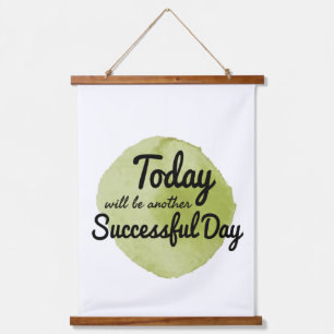 motivierend Annahmeangebote Wandteppich Mit Holzrahmen