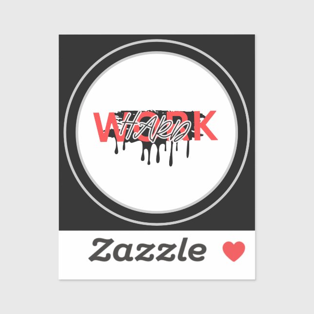 Motivierend arbeiten aufkleber (Blatt)