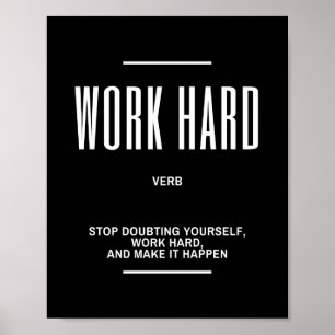 Motivierend Arbeitsangebot Poster