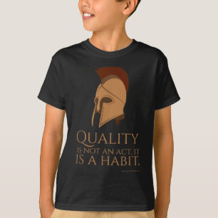 Motivierend Aristoteles Zitat - antiker griechisch T-Shirt