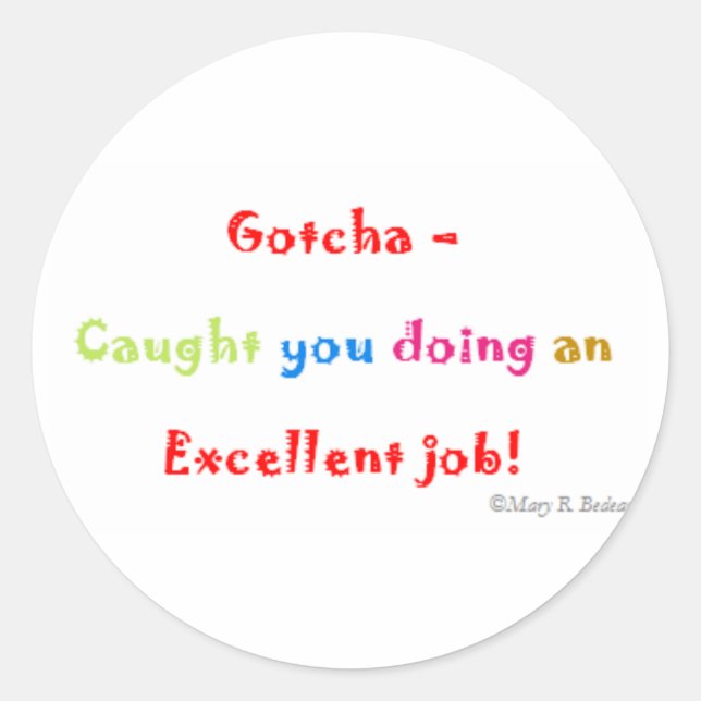 Motivierend Aufkleber (Vorderseite)