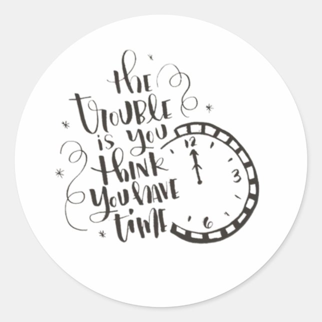 Motivierend Aufkleber (Vorderseite)