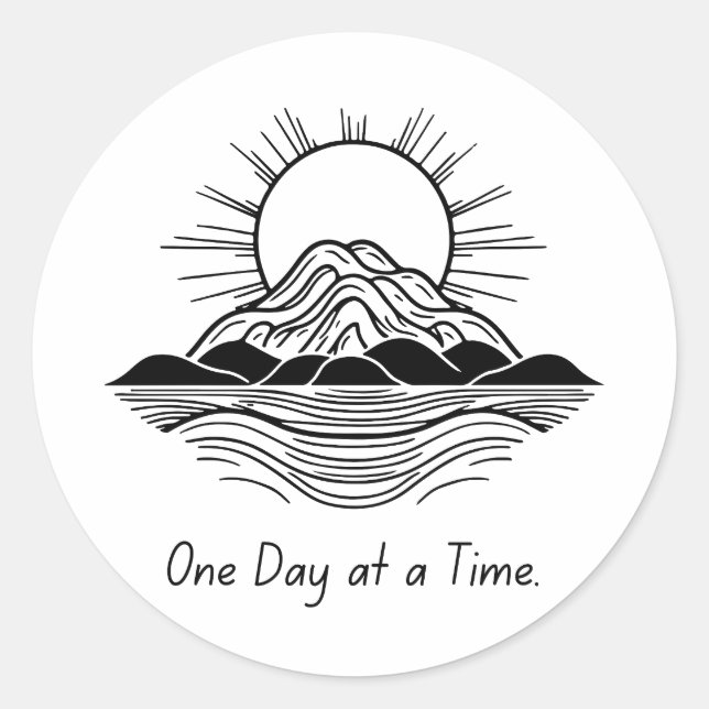 Motivierend Aufkleber (Vorderseite)