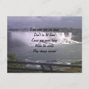 motivierend Aufstockung Postkarte