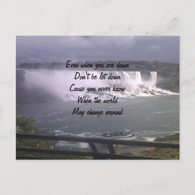 motivierend Aufstockung Postkarte (Vorderseite)