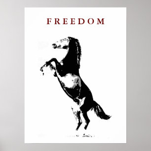 Motivierend Aufzuchtpferd Pop Art Poster