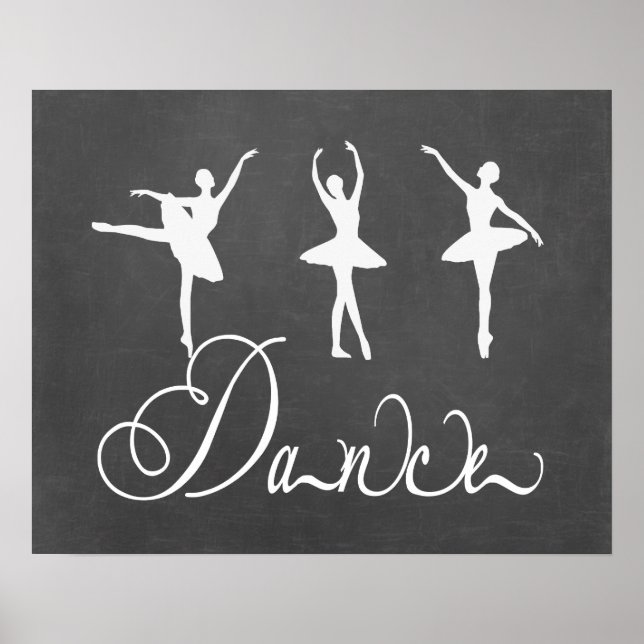Motivierend Ballett Poster (Vorne)