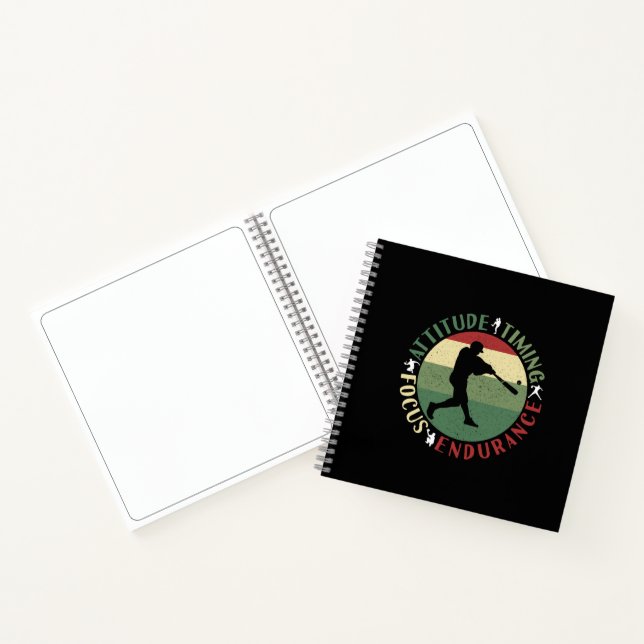 Motivierend Baseball-Teamwerte Notizbuch (Innenseite)