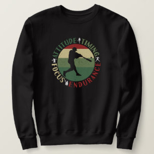 Motivierend Baseball-Teamwerte Sweatshirt