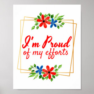 motivierend Bejahungen für harte Arbeiter Poster