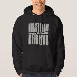 Motivierend bestickter Stil Hoodie