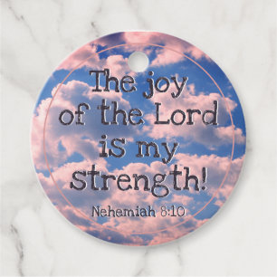 Motivierend Bibel Verse Pastellrosa Wolken Geschenkanhänger