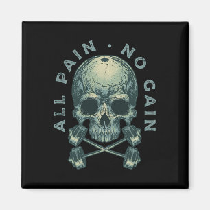 Motivierend Bodybuilding Gym Lover Weightlifters Magnet