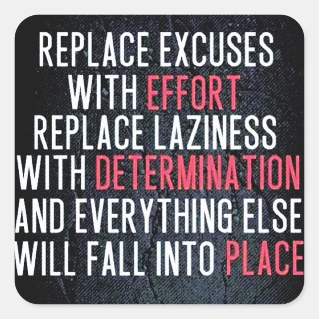 Motivierend Bodybuilding Gym Sticker (Vorderseite)