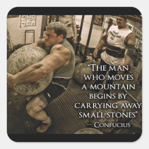 Motivierend Bodybuilding Gym Sticker