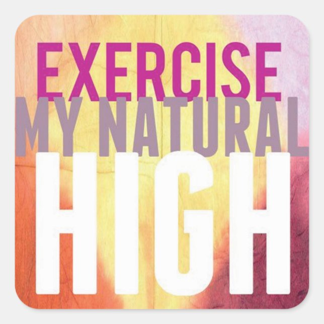 Motivierend Bodybuilding Gym Sticker (Vorderseite)