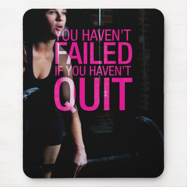 Motivierend Bodybuilding Mousepad (Vorne)