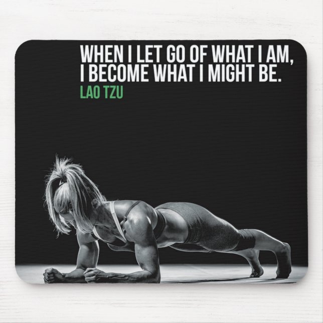 Motivierend Bodybuilding Mousepad (Vorne)