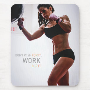 Motivierend Bodybuilding Mousepad