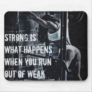 Motivierend Bodybuilding Mousepad