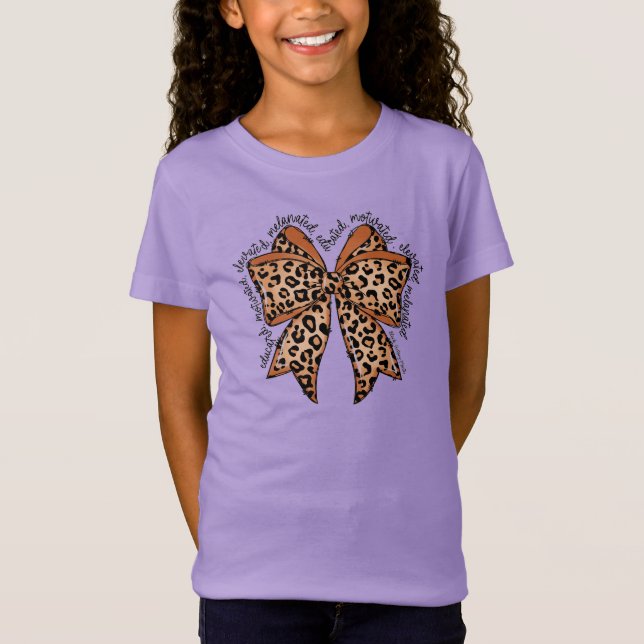 Motivierend Bow für die Black History T-Shirt (Vorderseite)