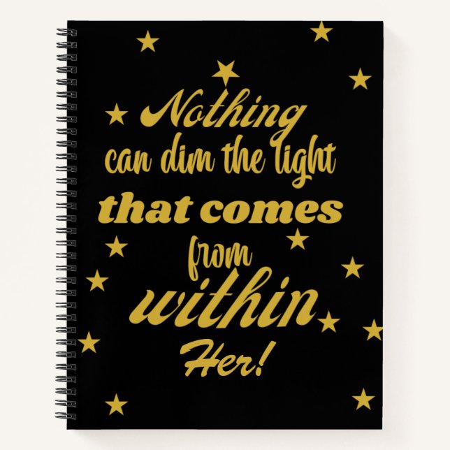  Motivierend Bullet Journal Notizbuch (Vorderseite)