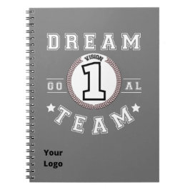 Motivierend Büro für kundenspezifische Logokombina Notizblock