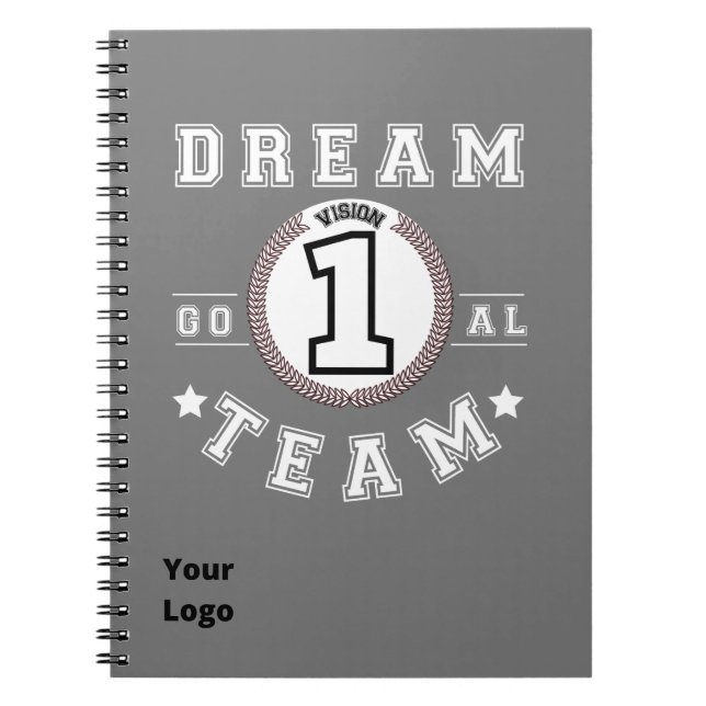 Motivierend Büro für kundenspezifische Logokombina Notizblock (Vorderseite)